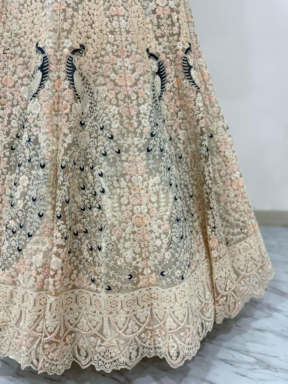 Gleska Premium Soft Butterfly Net Lehenga Wedding Collection
