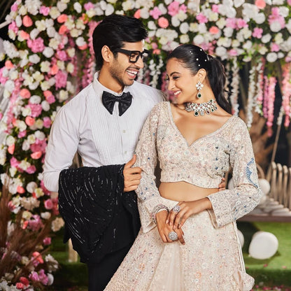 Gleska Premium Soft Butterfly Net Lehenga Wedding Collection
